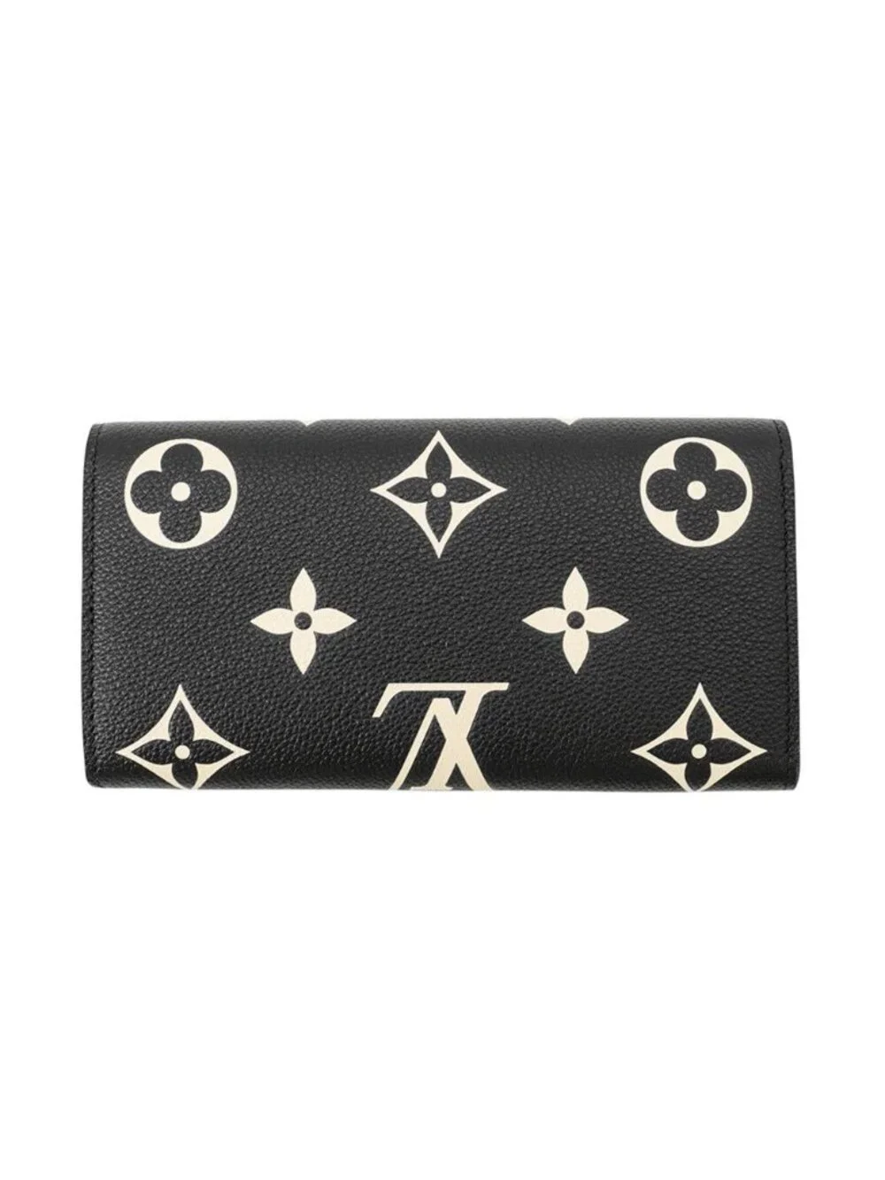 Louis Vuitton Wallet Monogram Empreinte Portefeuille Sarah Black